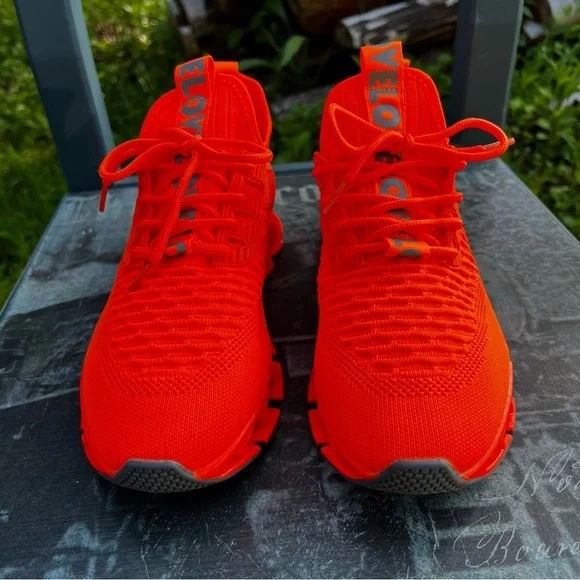 Womens Slip on Running Walking Shoes Blade Tennis Casual Fashion Sneakers - Picture 4 of 11